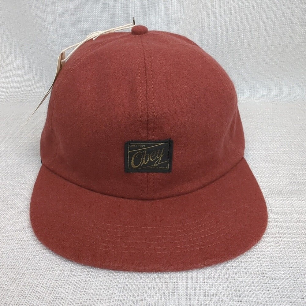 OBEY Retro Wool Strapback New W/ Tags, Picante Obey Patch - New Old‎ Stock